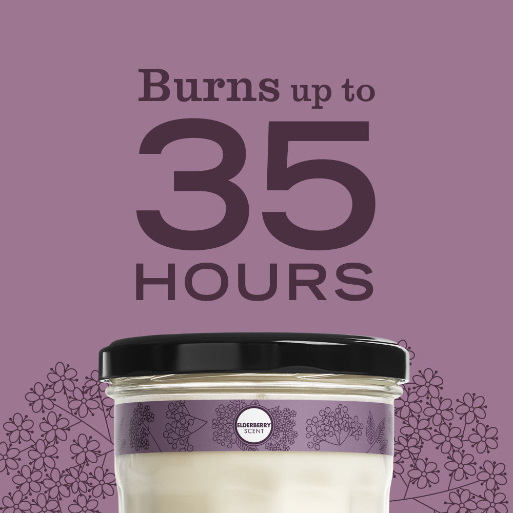 Elderberry Soy Candle Large - Image 4