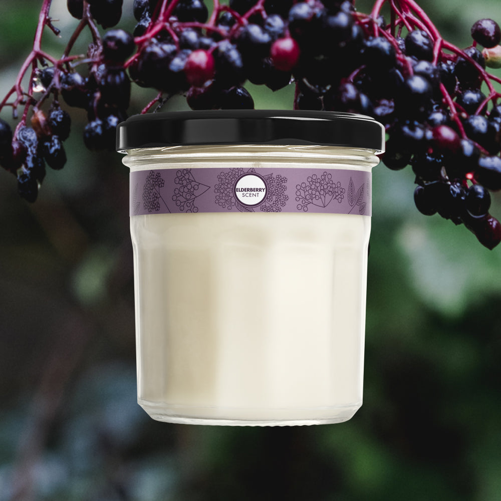 Elderberry Soy Candle Large - Image 7