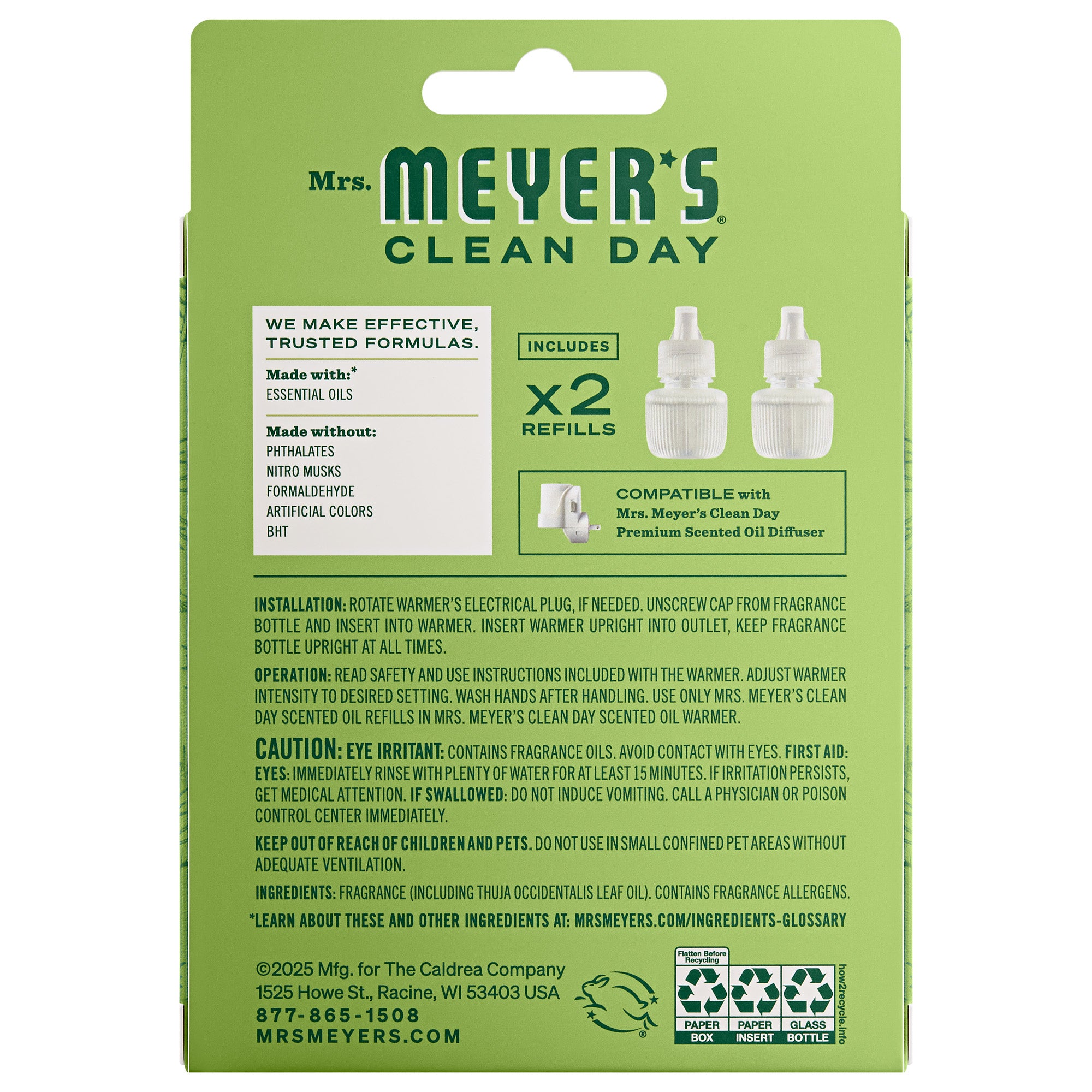 Iowa Pine Plug In Scented Oil Refill. 2-Pack - Image 3