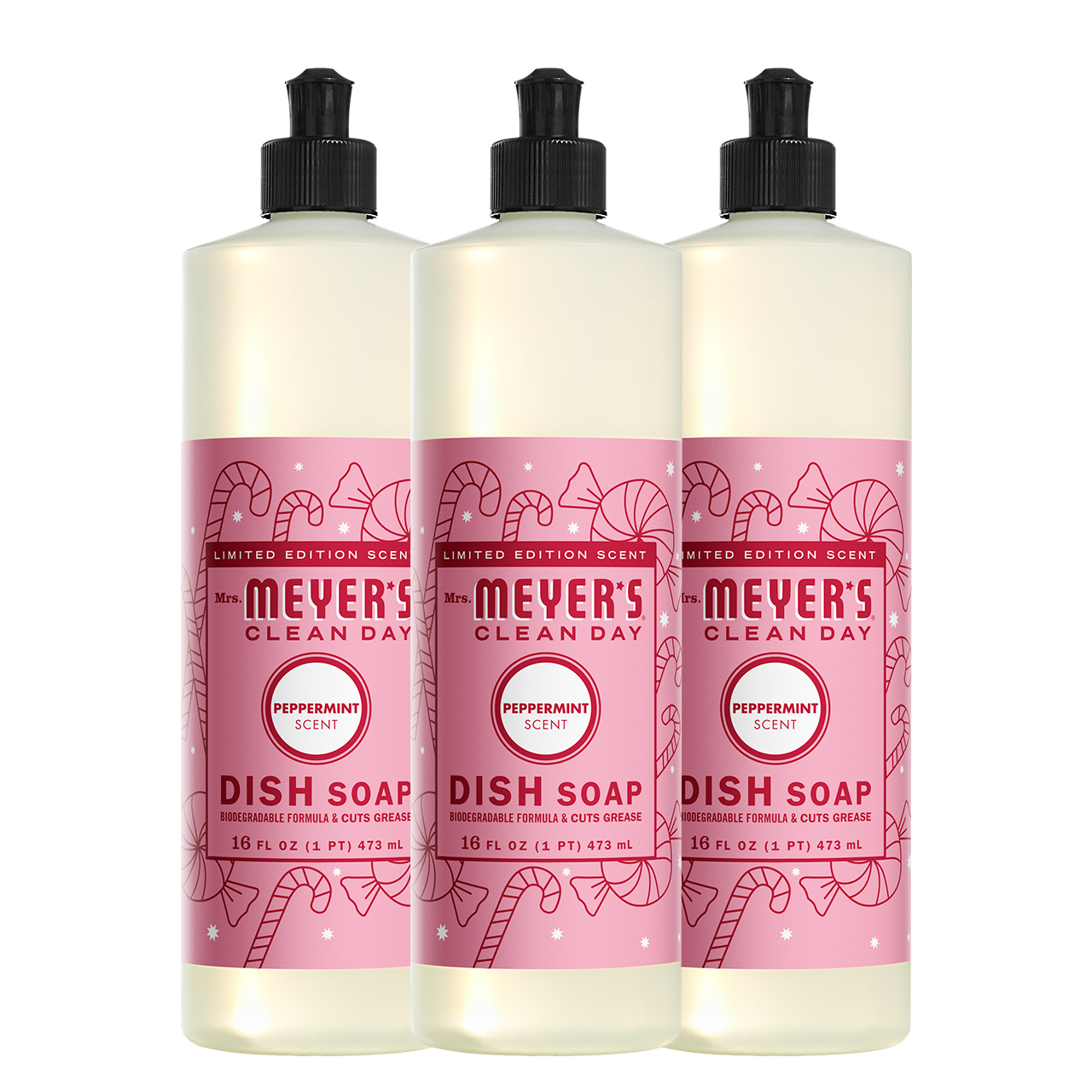 Peppermint Dish Soap 3-count Bundle