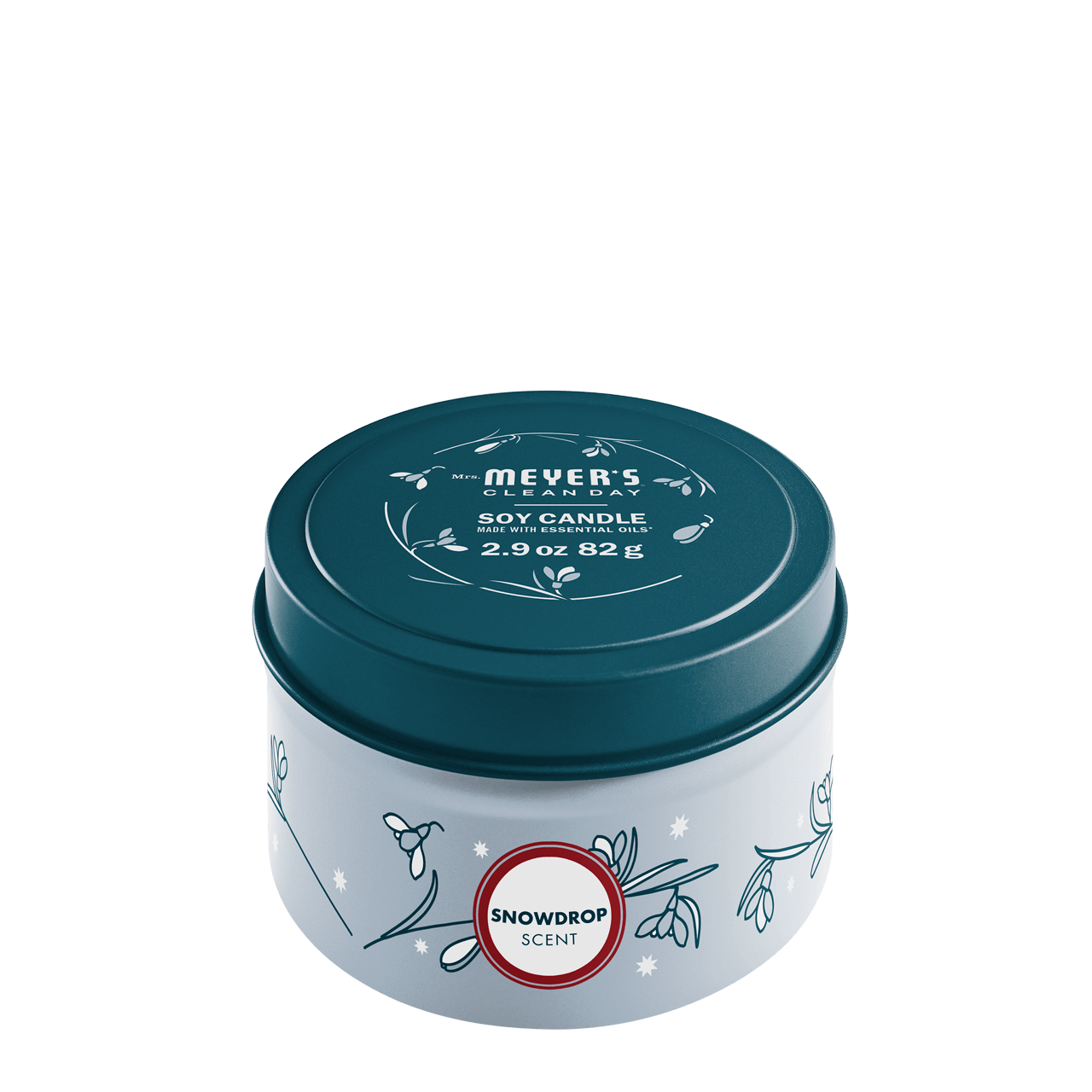 Snowdrop Tin Candle - Image 7