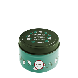 Basil Tin Candle