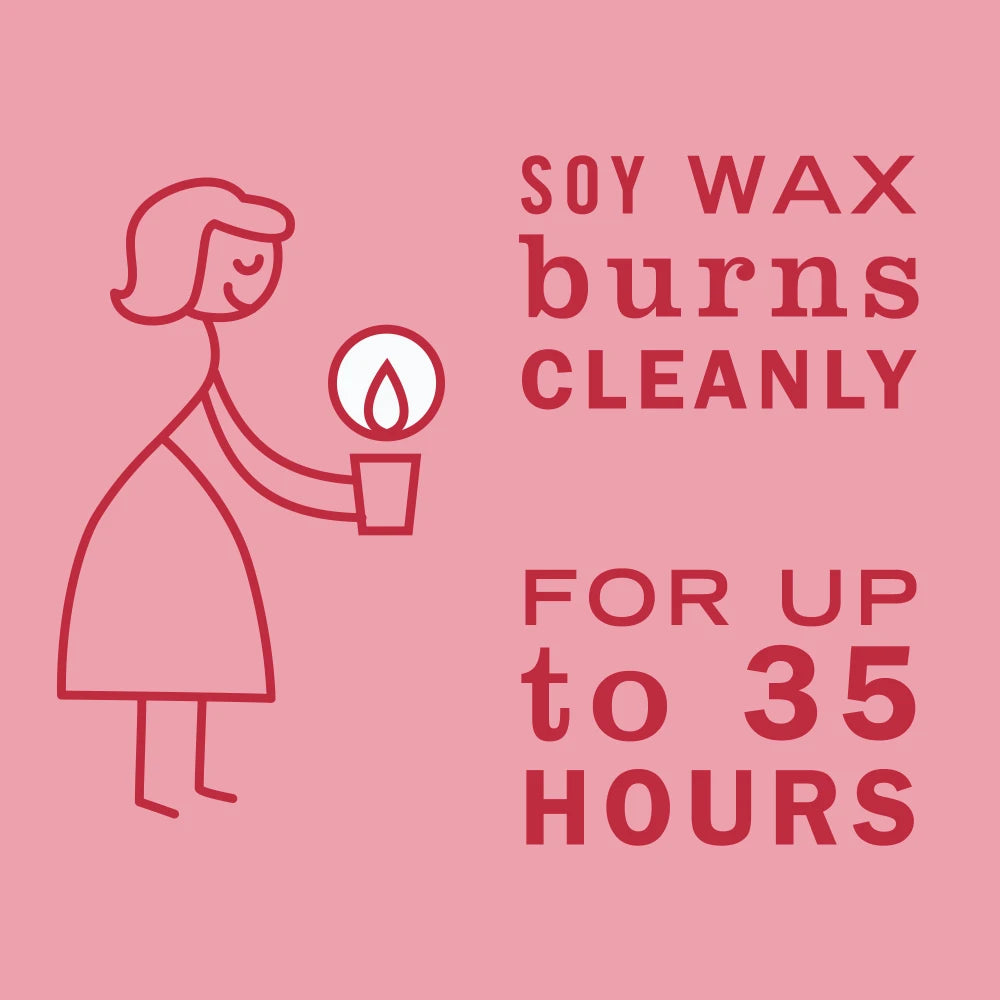 Peppermint Soy Candle Large - Image 4