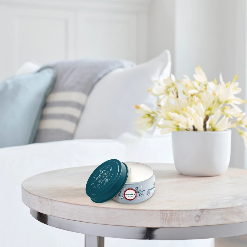 Snowdrop Tin Candle - Image 6